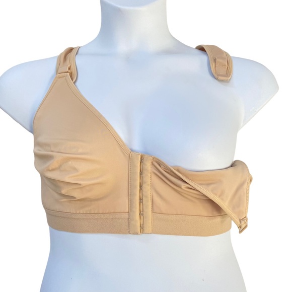 Adaptive Bra Nude Front Closure Adjustable Shoulder Straps size XXL - Picture 2 of 7